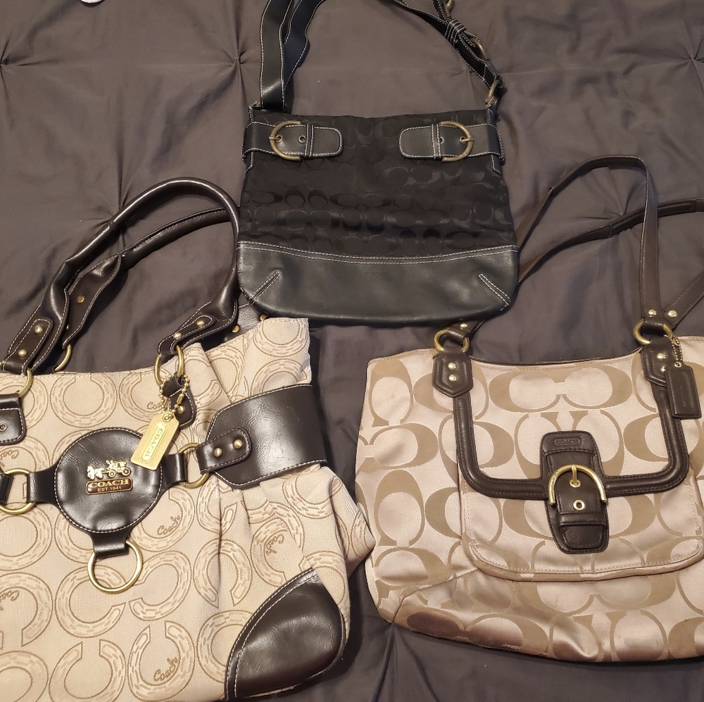 Coach Purses $30 each.